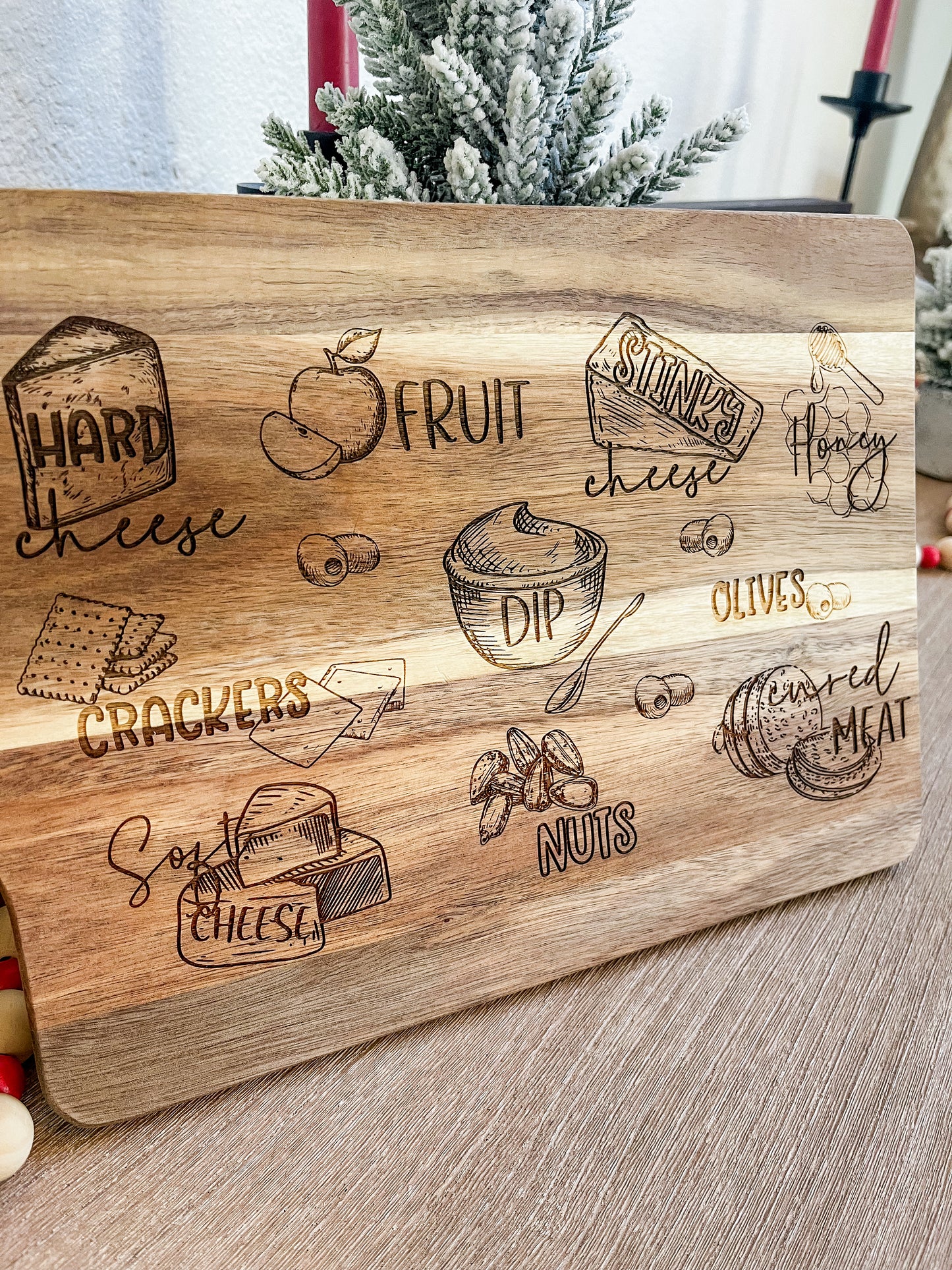 Charcuterie Engraved Board