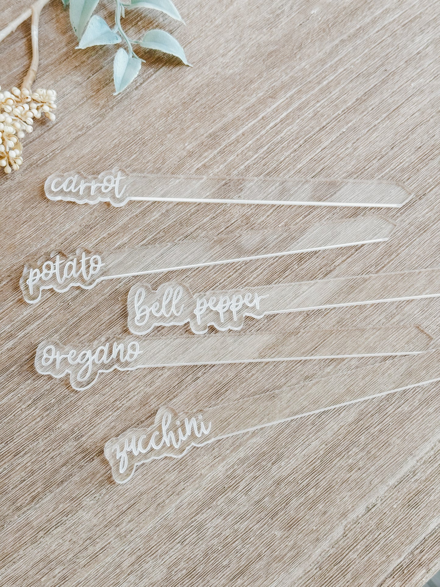 Acrylic Garden Tags