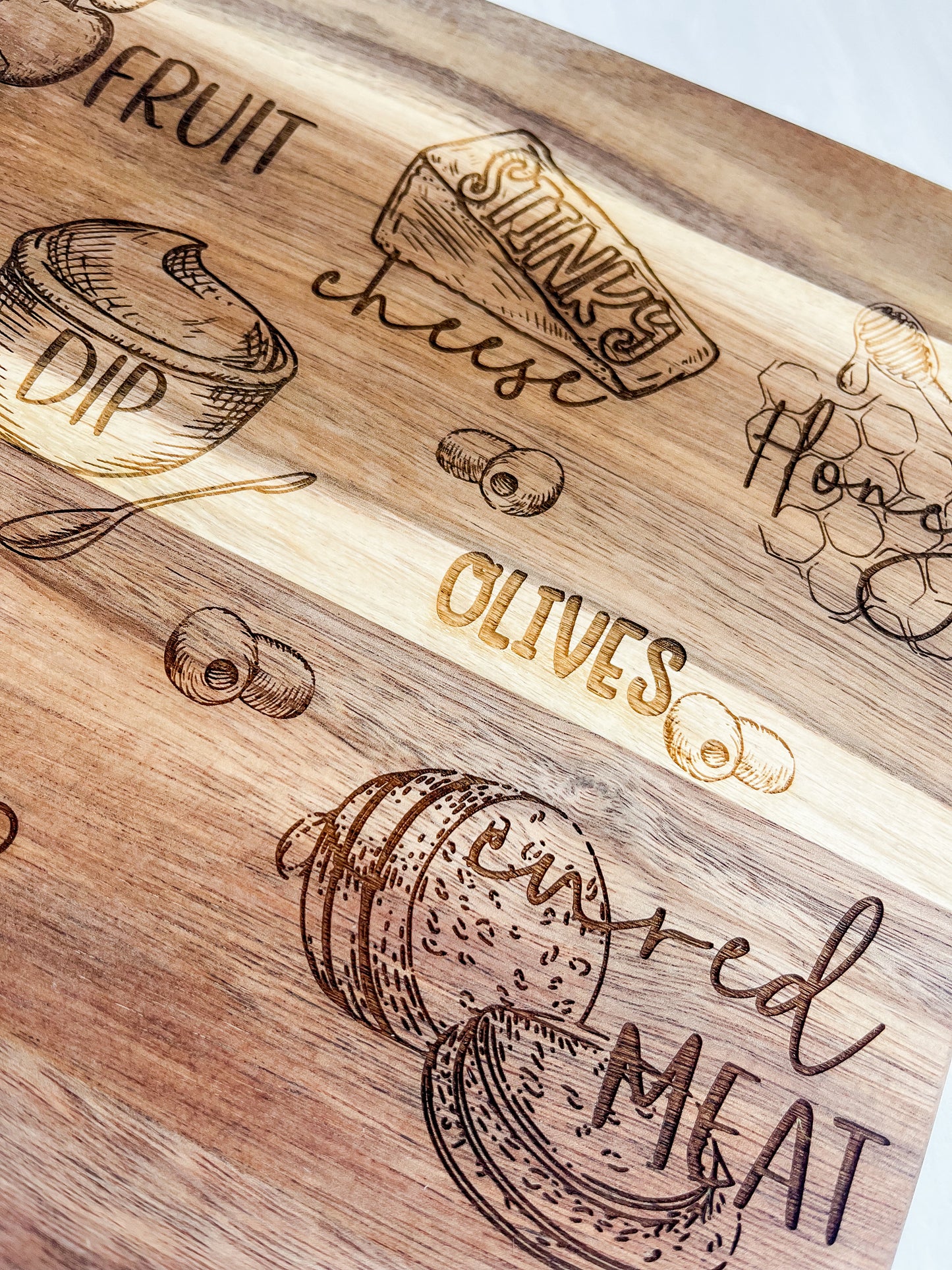 Charcuterie Engraved Board