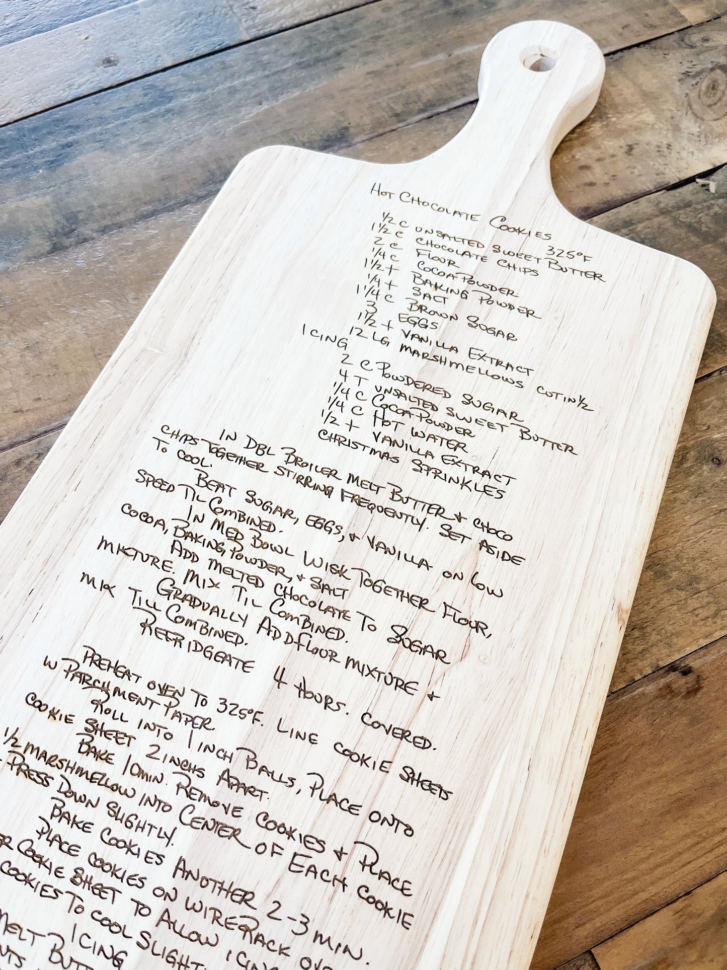 Custom Recipe Board