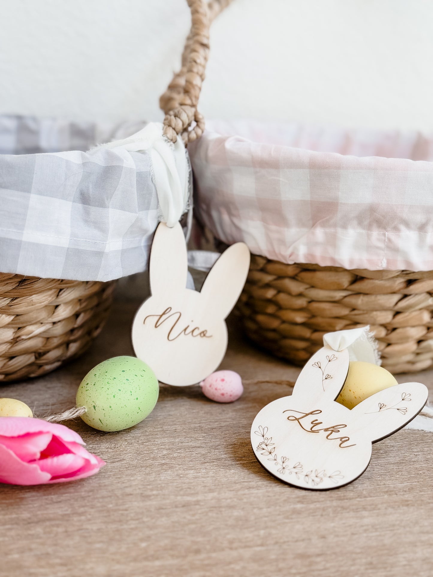 Easter Basket Tag Engraving