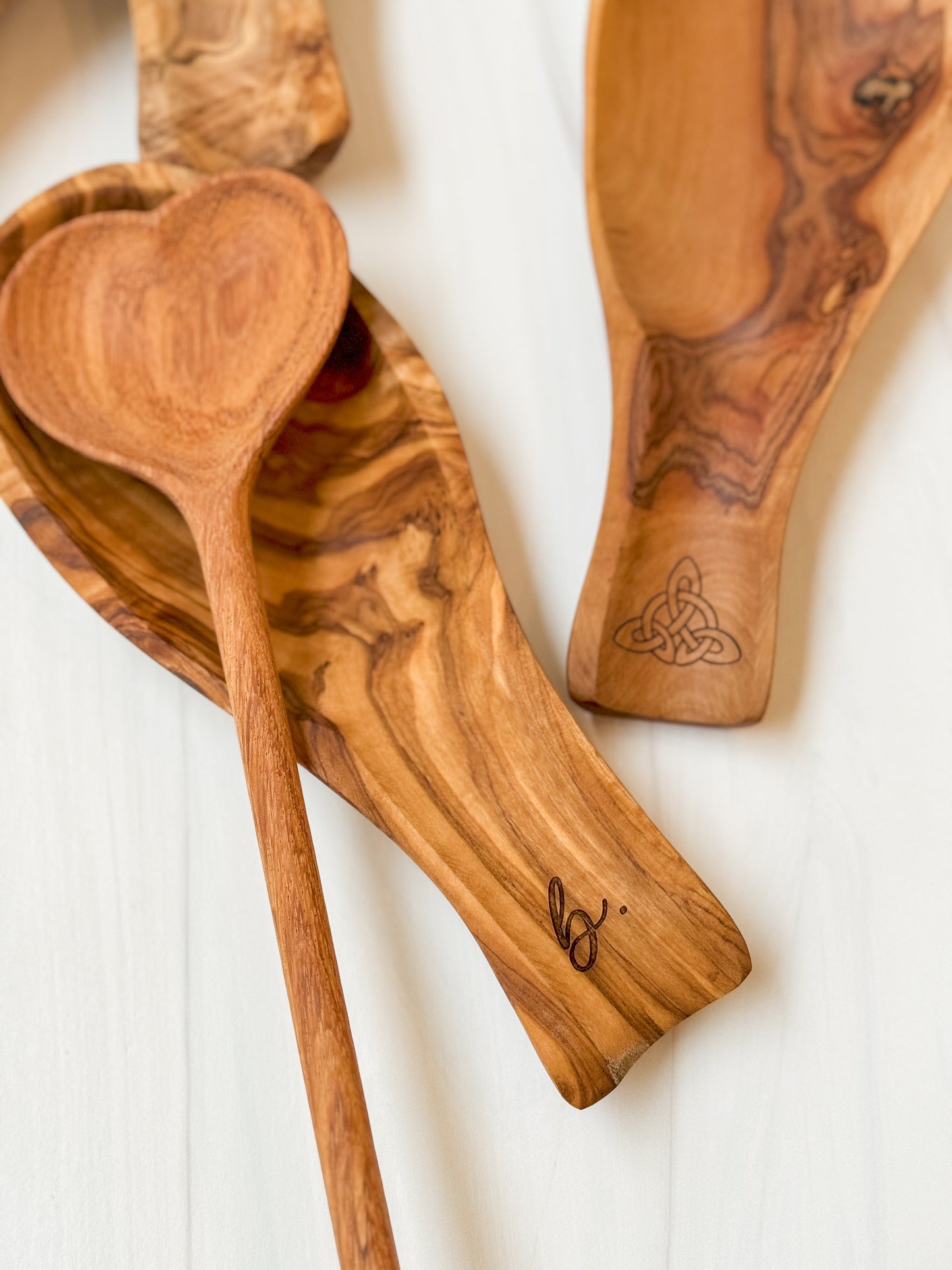 Olive Wood Spoon Rest