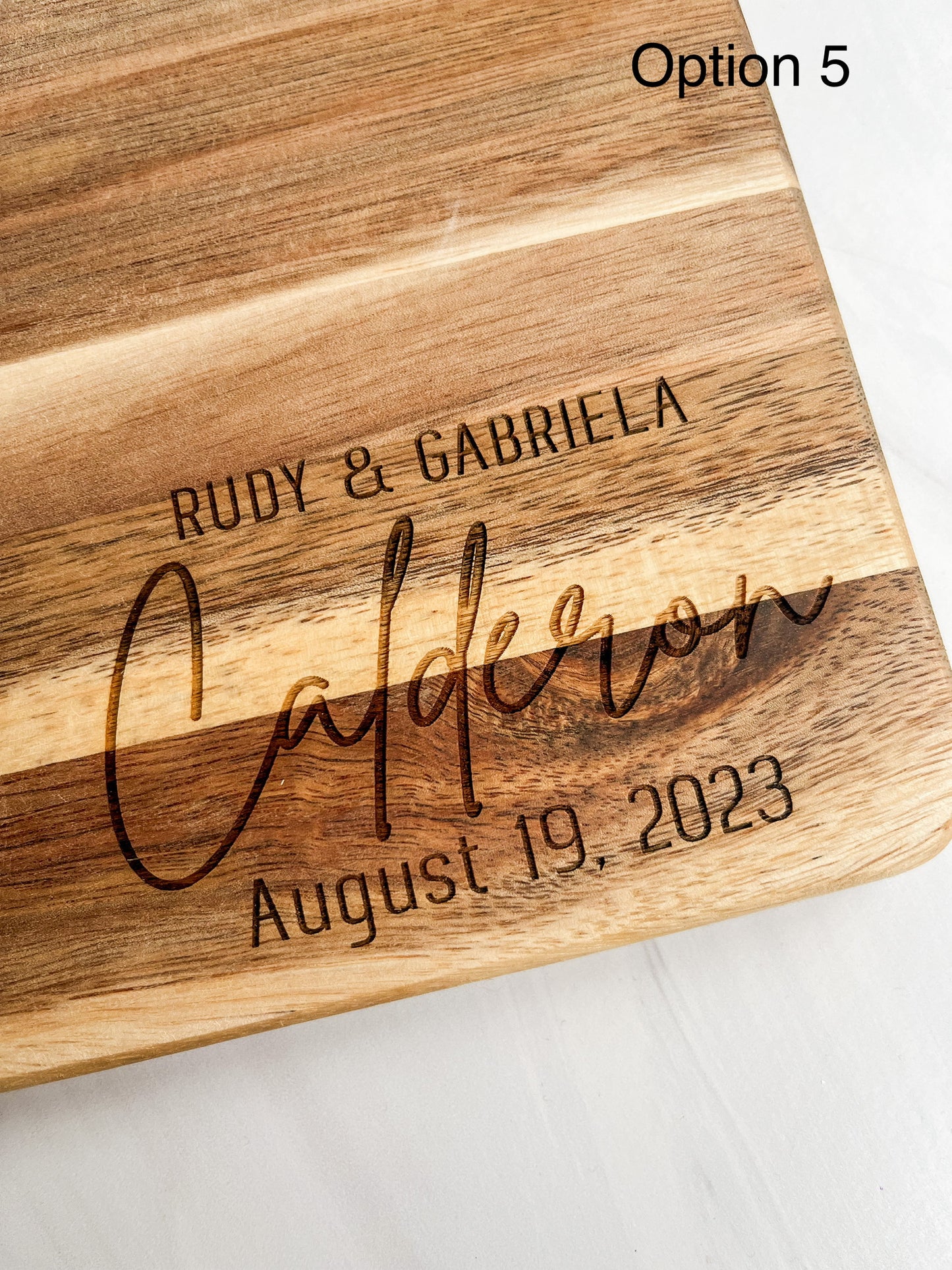 Custom Acacia Cutting Board