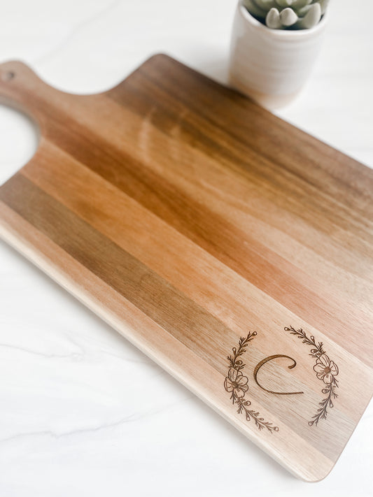 Custom Acacia Cutting Board