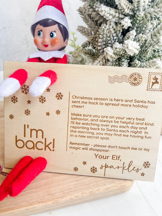 Elf Welcome Postcard