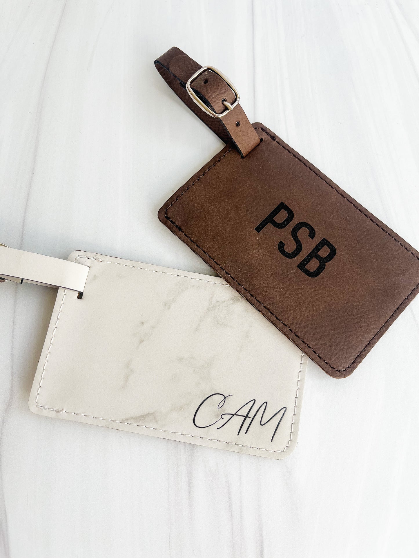 Custom Leatherette Luggage Tag