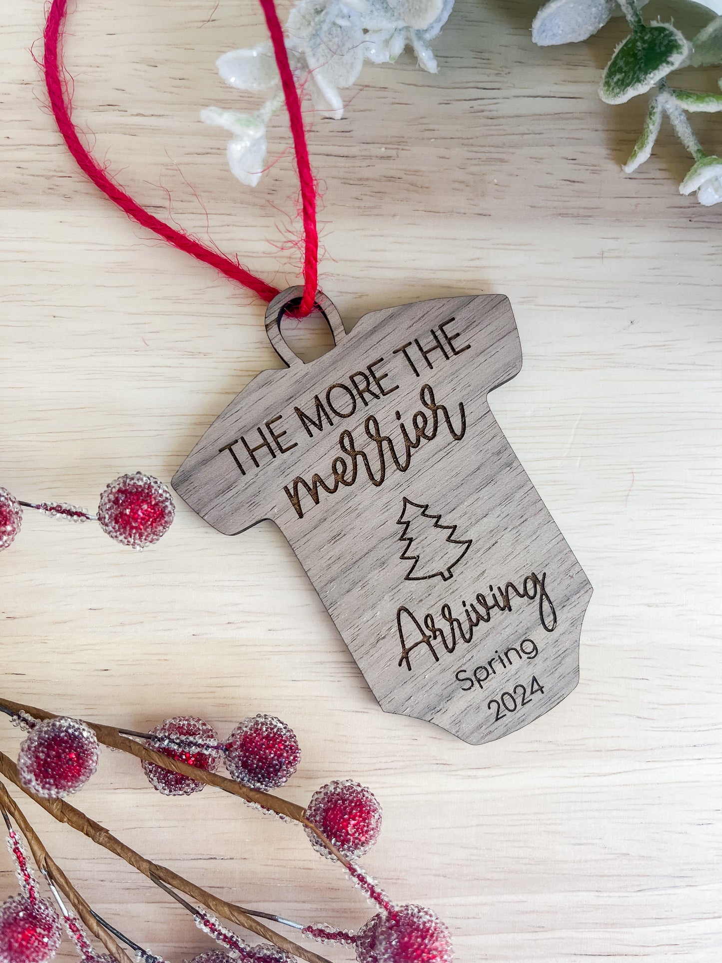 Pregnancy Announcement Ornament