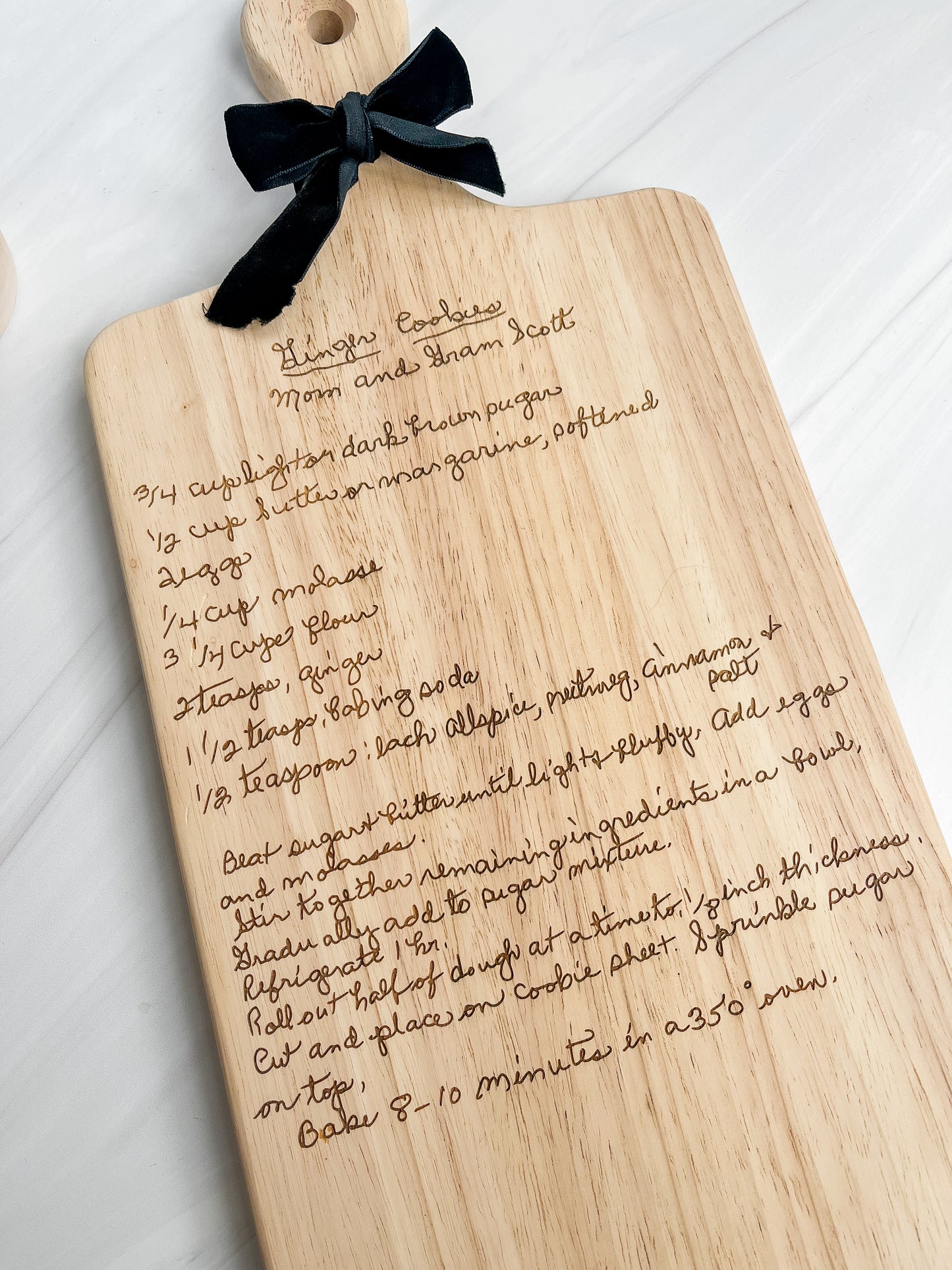 Custom Recipe Board