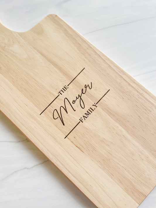 Custom Engraved Charcuterie Board