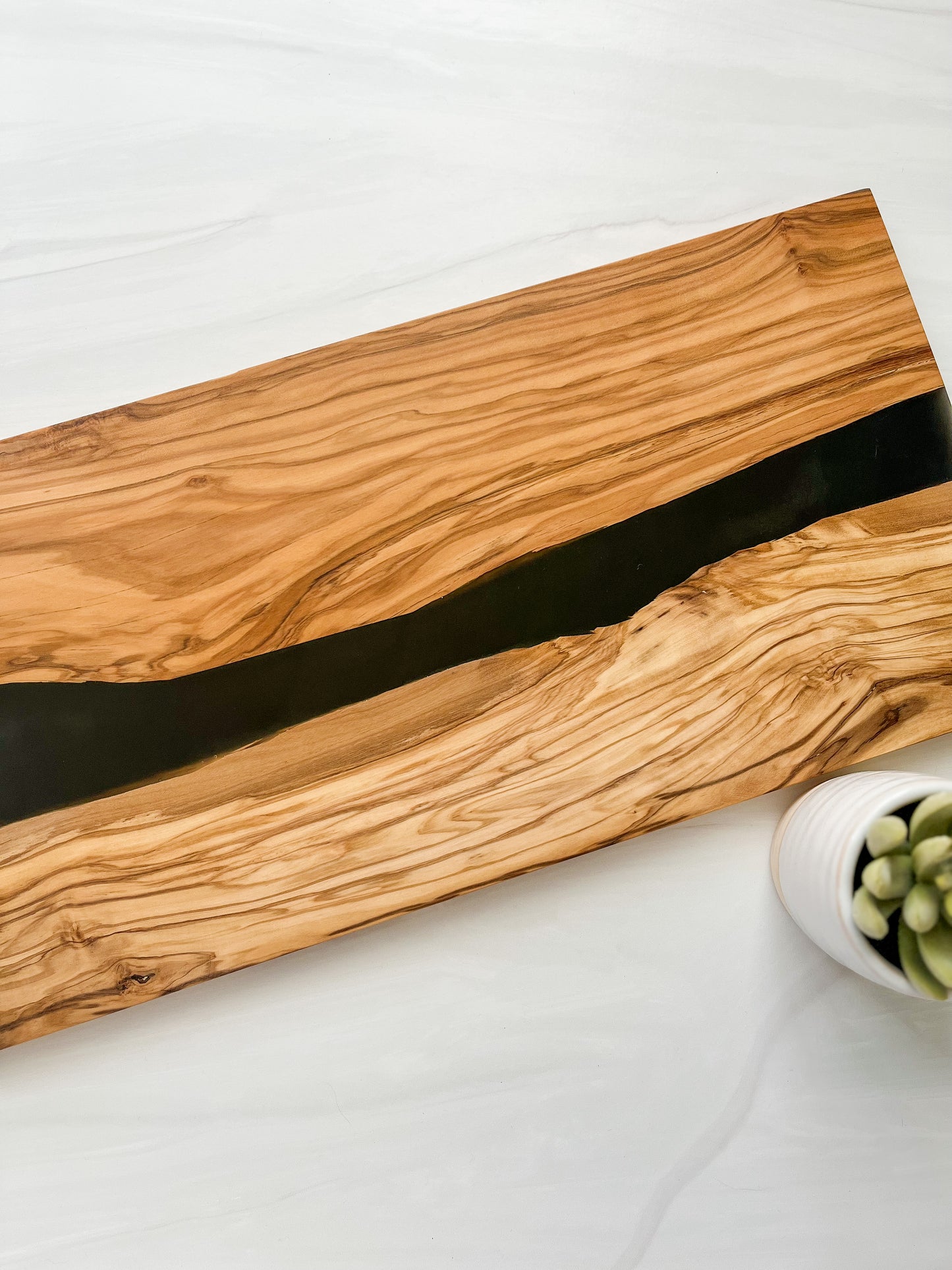 Olive Wood + Resin Board